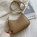 Bolsa Feminina Retrô de Couro PU – Estilo Casual e Elegante