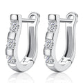 Brincos Argola em Prata 925 com Zircônia – Presente Elegante para Ela