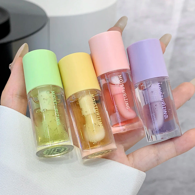 Gloss Labial Hidratante Transparente Frutado - Efeito Espelhado e Volumizador