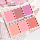 Blush Tricolor HISYI: Efeito Natural, Matte e de Longa Duração
