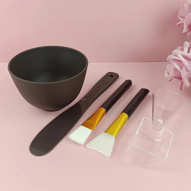 Kit de 2/3/4/5 Peças para Mistura de Máscaras Faciais - Cuidados com a Pele e Beleza Feminina