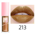 Gloss Labial Glitter 18 Cores - Longa Duração, à Prova d'Água, Hidratante e Multifuncional