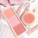 Blush Tricolor HISYI: Efeito Natural, Matte e de Longa Duração
