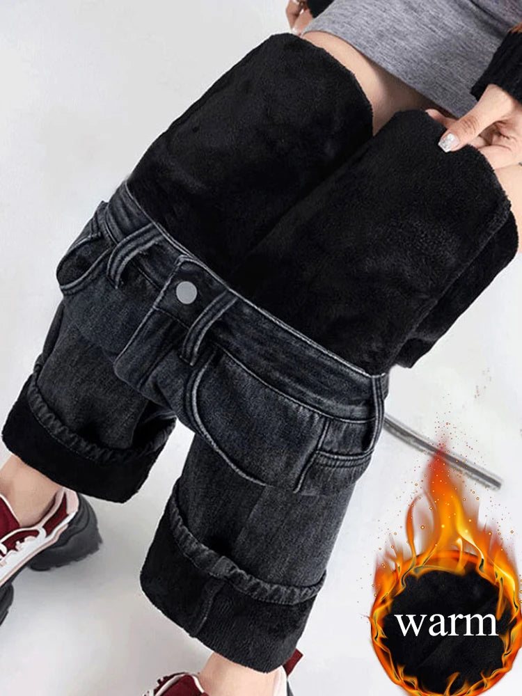 Calça Jeans Cintura Alta Pantalona