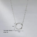 Colar Minimalista Luxuoso Estilo Instagram – Design Torcido Mobius, Perfeito para Presentes e Ocasiões Especiais