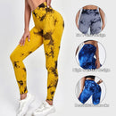 Legging Esportiva Tie-Dye Cintura Alta – Conforto e Estilo para Treinos