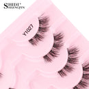 Cílios Postiços – Estilo Cat Eye, Natural, 5-10 Pares