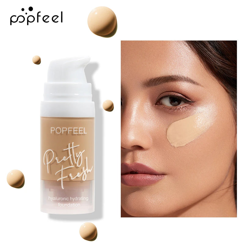 Base Líquida POPFEEL - Longa Duração e Hidratação