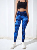 Legging Esportiva Tie-Dye Cintura Alta – Conforto e Estilo para Treinos