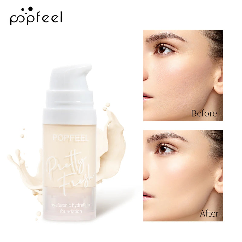Base Líquida POPFEEL - Longa Duração e Hidratação
