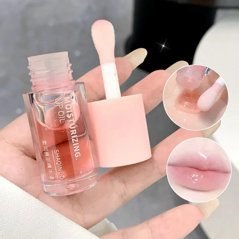 Gloss Labial Hidratante Transparente Frutado - Efeito Espelhado e Volumizador