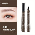 Caneta para Sobrancelha à Prova d'Água, Lápis Microblading, Maquiagem Natural para Sobrancelhas (5 Cores)