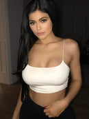 Regata Preta - Top Cropped Halter, Moda Casual de Verão