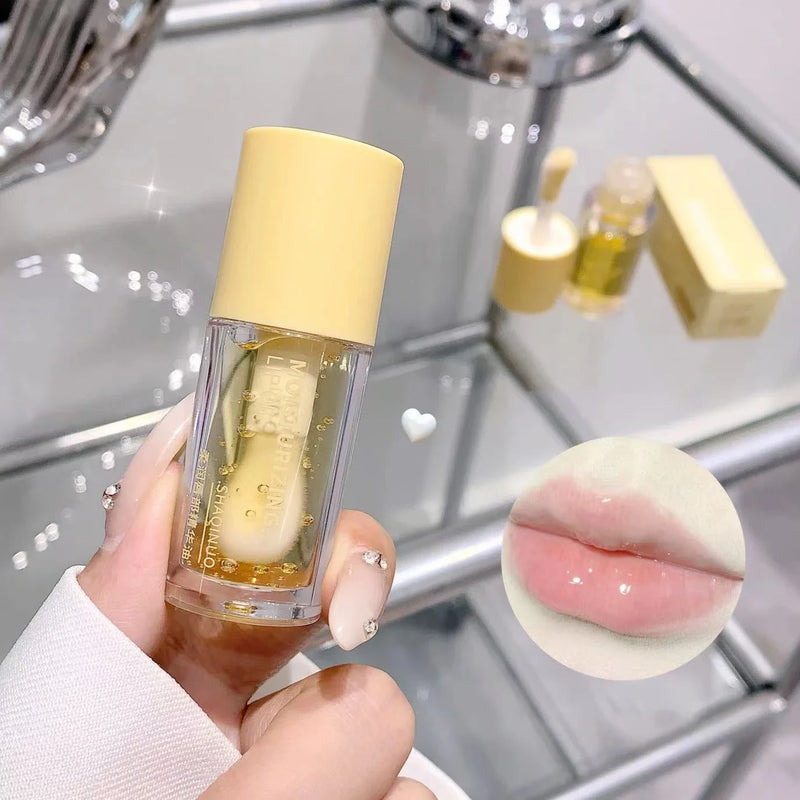 Gloss Labial Hidratante Transparente Frutado - Efeito Espelhado e Volumizador