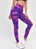 Legging Esportiva Tie-Dye Cintura Alta – Conforto e Estilo para Treinos