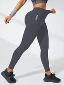 Leggings Femininas Preta com Cintura Alta e Some Barriga – Perfeitas para Yoga e Corrida!