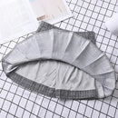 Mini Saia Feminina Xadrez Plissada