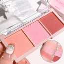 Blush Tricolor HISYI: Efeito Natural, Matte e de Longa Duração