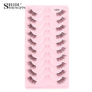 Cílios Postiços – Estilo Cat Eye, Natural, 5-10 Pares