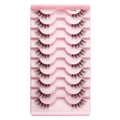 Cílios Postiços – Estilo Cat Eye, Natural, 5-10 Pares