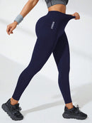 Leggings Femininas Preta com Cintura Alta e Some Barriga – Perfeitas para Yoga e Corrida!