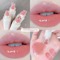 TATIBEAUTY Lip Jelly Essence: Batom Hidratante Gloss Labial Pink Suave para Maquiagem
