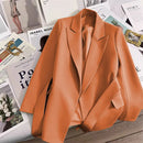 Blazer Feminino Elegante - Outono/Primavera, Manga Longa, com Cinto