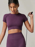 Blusa Feminina Esportiva Seamless – Conforto e Estilo para Yoga e Treino
