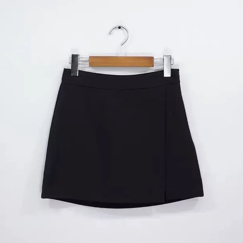 Mini Saia Feminina Cintura Alta Elegante