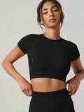 Blusa Feminina Esportiva Seamless – Conforto e Estilo para Yoga e Treino