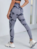 Legging Esportiva Tie-Dye Cintura Alta – Conforto e Estilo para Treinos