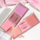 Blush Tricolor HISYI: Efeito Natural, Matte e de Longa Duração