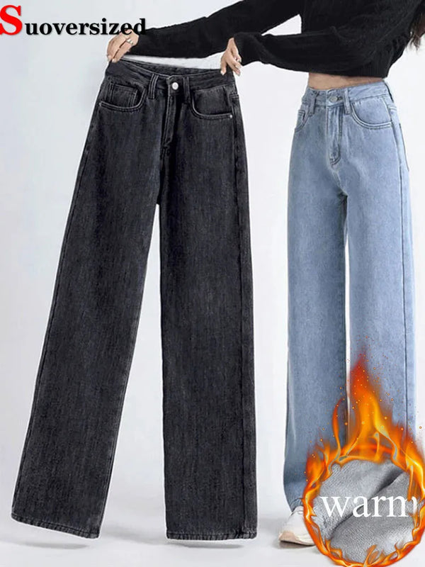Calça Jeans Cintura Alta Pantalona