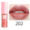 Gloss Labial Glitter 18 Cores - Longa Duração, à Prova d'Água, Hidratante e Multifuncional