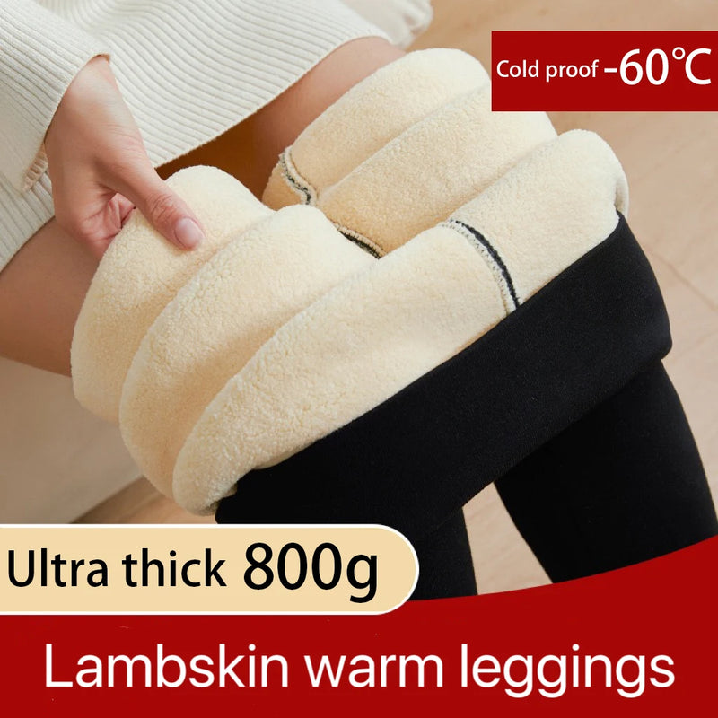Meia-calça Legging Forrada para o Inverno