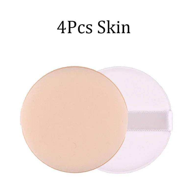 Kit com 4 Esponjas Air Cushion para Maquiagem - Versáteis para BB, CC Cream, Pó e Contorno