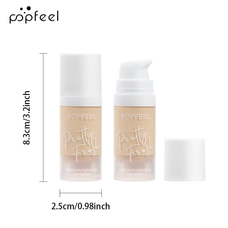 Base Líquida POPFEEL - Longa Duração e Hidratação