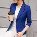 Blazer Feminino Elegante – Slim, Formal, com Bolsos e Gola Notch