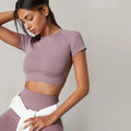 Blusa Feminina Esportiva Seamless – Conforto e Estilo para Yoga e Treino