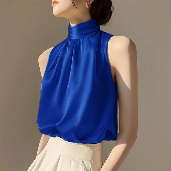 Blusa Elegante Ombro a Ombro Sem Mangas – Moda Verão Feminina