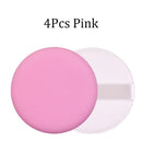 Kit com 4 Esponjas Air Cushion para Maquiagem - Versáteis para BB, CC Cream, Pó e Contorno