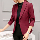 Blazer Feminino Elegante – Slim, Formal, com Bolsos e Gola Notch