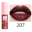 Gloss Labial Glitter 18 Cores - Longa Duração, à Prova d'Água, Hidratante e Multifuncional