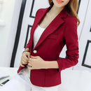 Blazer Feminino Elegante – Slim, Formal, com Bolsos e Gola Notch