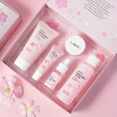 Kit de Cuidados com a Pele LAIKOU Sakura – Sérum, Creme Rejuvenescedor e Hidratante Iluminador (5 Peças)