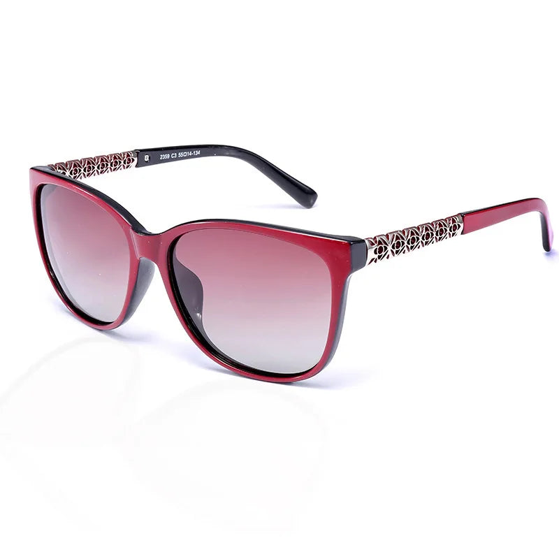 Óculos de Sol Polarizados Femininos com Design Exclusivo de Gatinho e Proteção UV 400