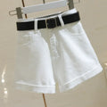 Short Jeans Cintura Alta Casual de Verão