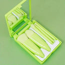 Kit 5 Peças Pincéis e Espelho Compacto