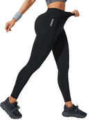Leggings Femininas Preta com Cintura Alta e Some Barriga – Perfeitas para Yoga e Corrida!