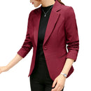Blazer Feminino Elegante – Slim, Formal, com Bolsos e Gola Notch